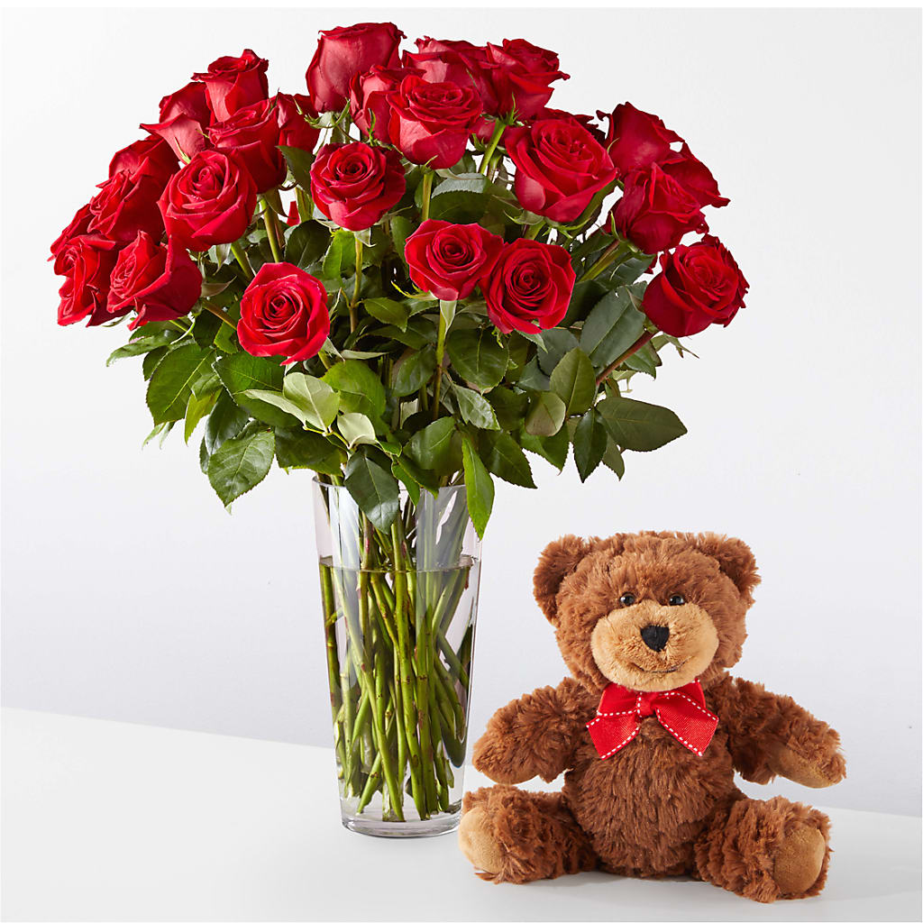 Romantic Long Stem Red Rose Bouquet Bundles – Riverside Floral, Tillamook OR
