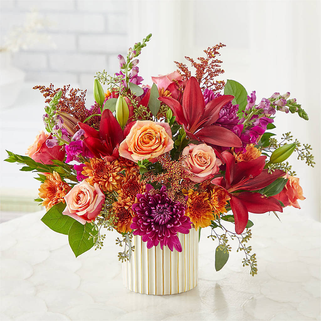 Burgundy Landscape Bouquet – Riverside Floral, Tillamook OR