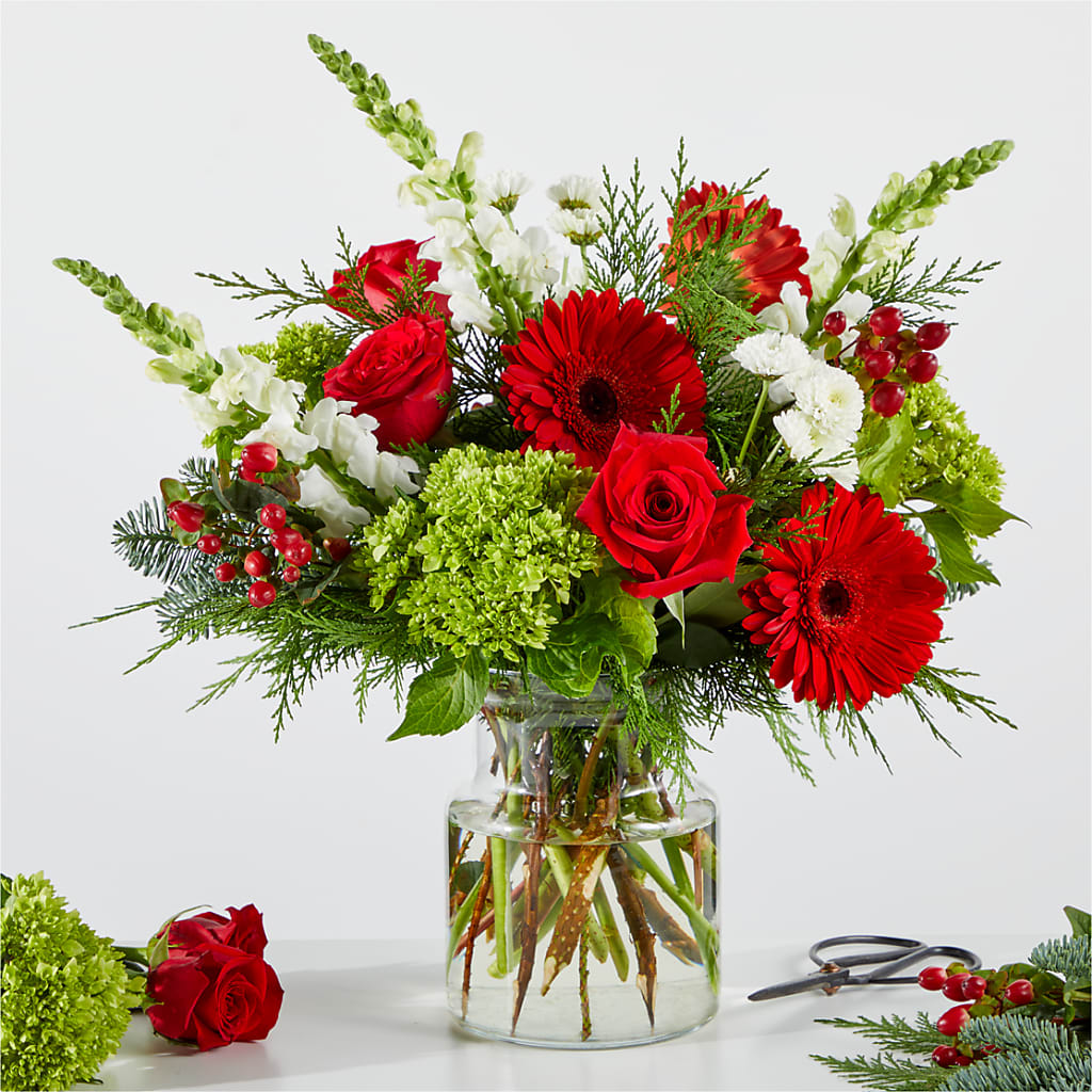 Merry Moment Bouquet – A Florist Original – Riverside Floral, Tillamook OR