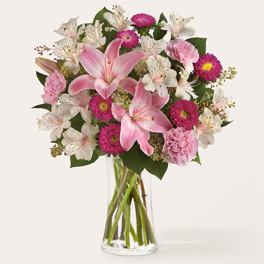 Feeling Fuchsia Bouquet – Riverside Floral, Tillamook OR