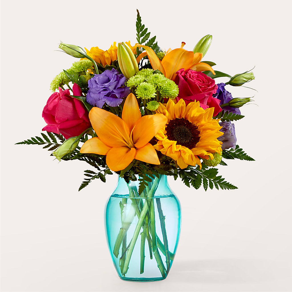 Double Rainbow Bouquet – Riverside Floral, Tillamook OR