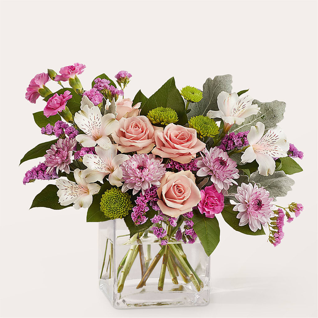 Pink Suede Bouquet – Riverside Floral, Tillamook OR