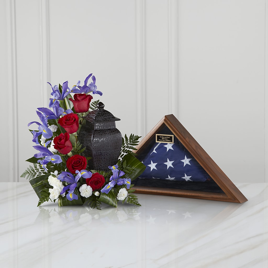 Patriotic Tribute Arrangement – Riverside Floral, Tillamook OR