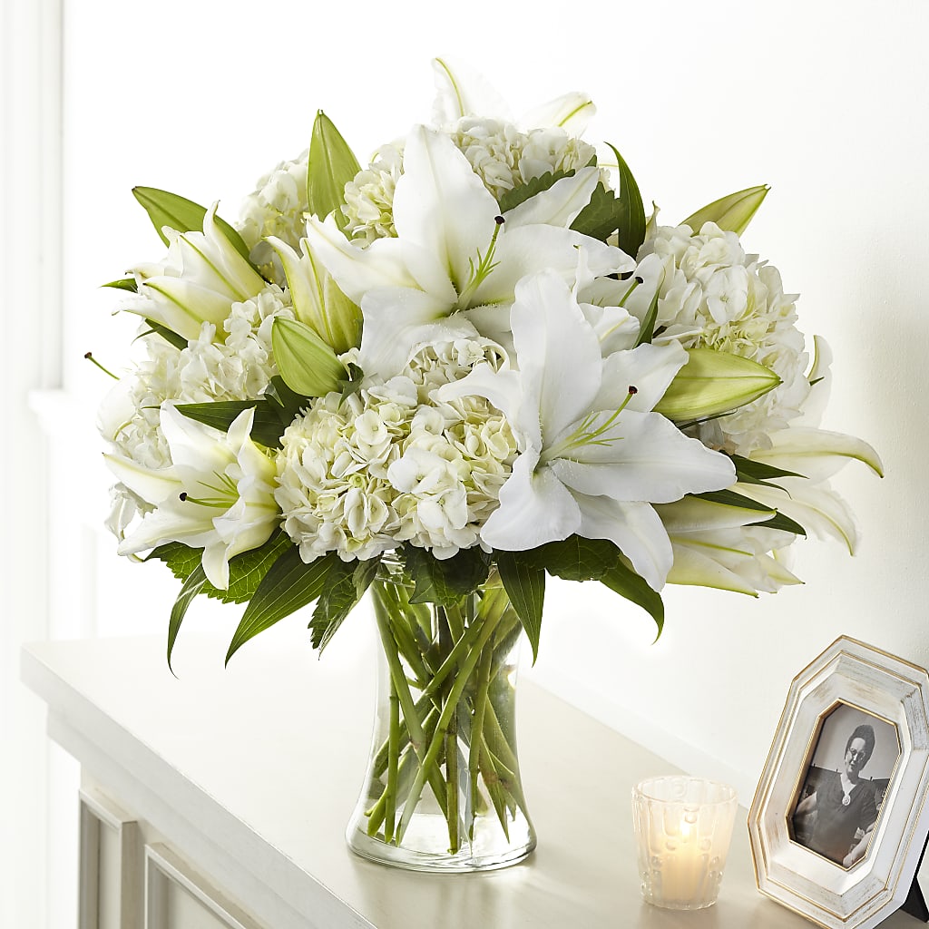 Compassionate Lily Bouquet – Riverside Floral, Tillamook OR