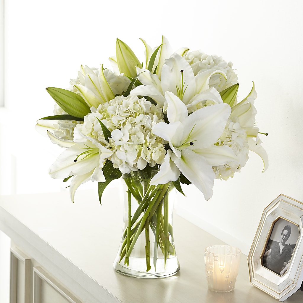 Compassionate Lily Bouquet – Riverside Floral, Tillamook OR
