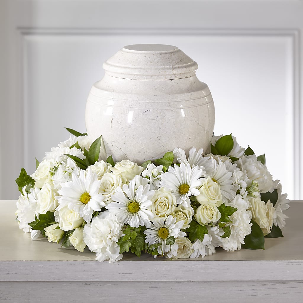 Ivory Gardens Cremation Adornment – Riverside Floral, Tillamook OR