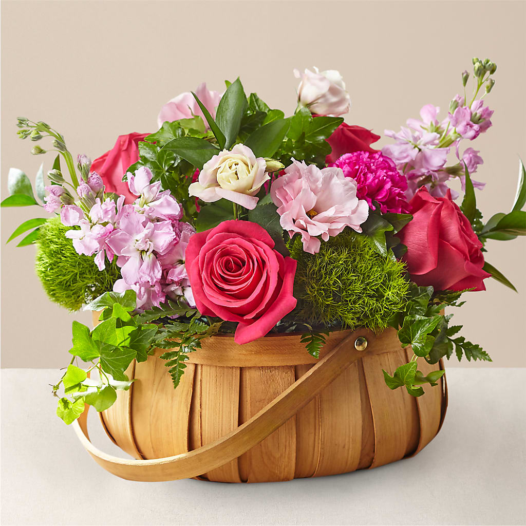 Radiance in Bloom Basket – Riverside Floral, Tillamook OR