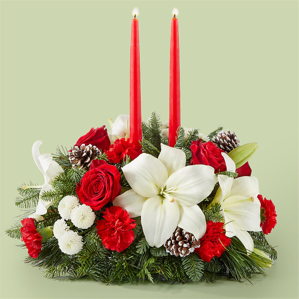 Seasonal Festivities Centerpiece – Riverside Floral, Tillamook OR