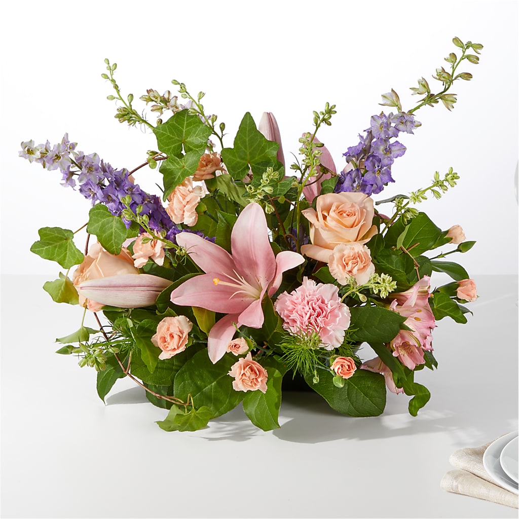 Blossom Time Centerpiece – Riverside Floral, Tillamook OR