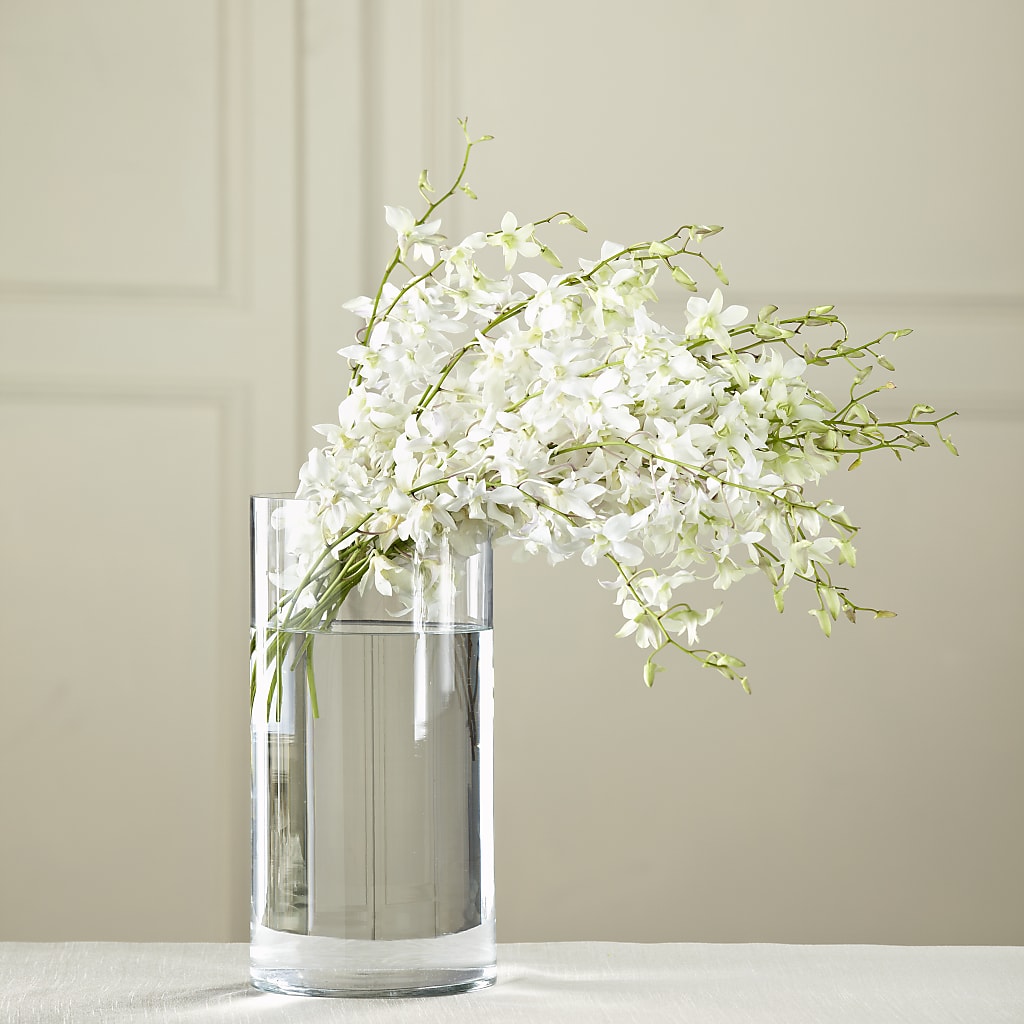 White Dendrobium Bouquet – Riverside Floral, Tillamook OR