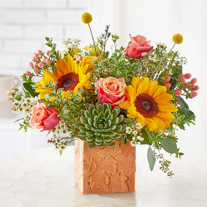 Sunflower Season Bouquet –  Riverside Floral, Tillamook OR