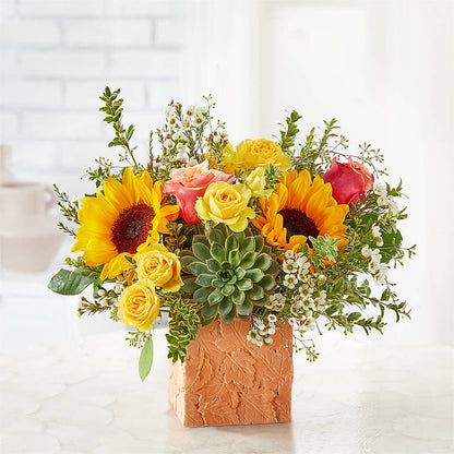 Sunflower Season Bouquet –  Riverside Floral, Tillamook OR