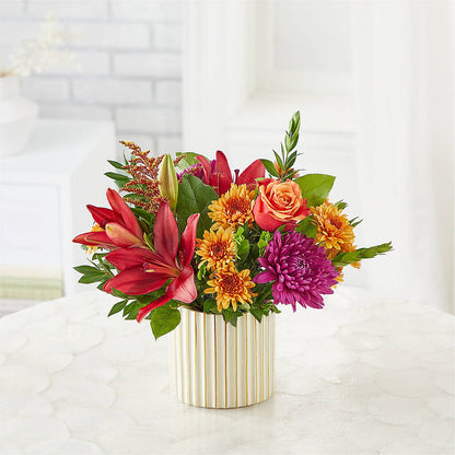Burgundy Landscape Bouquet –  Riverside Floral, Tillamook OR