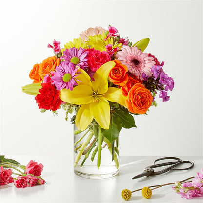 Cue the Confetti - A Florist Original –  Riverside Floral, Tillamook OR