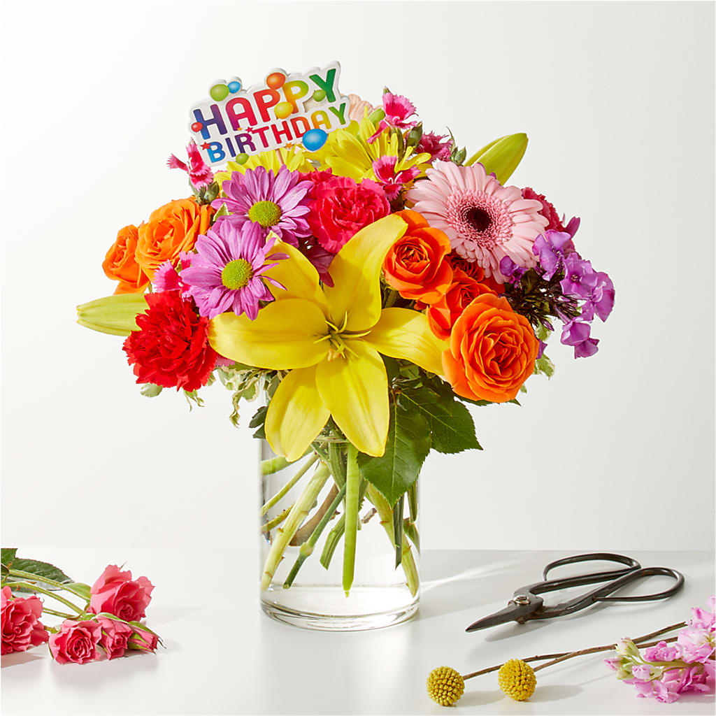 Cue the Confetti - A Florist Original –  Riverside Floral, Tillamook OR