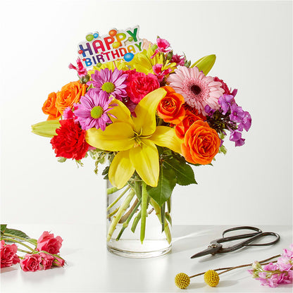 Cue the Confetti - A Florist Original –  Riverside Floral, Tillamook OR