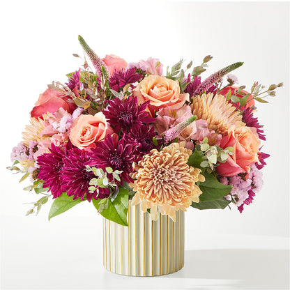 Berry Cobbler Bouquet with Ivory Vase –  Riverside Floral, Tillamook OR