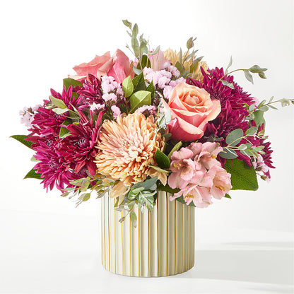 Berry Cobbler Bouquet with Ivory Vase –  Riverside Floral, Tillamook OR