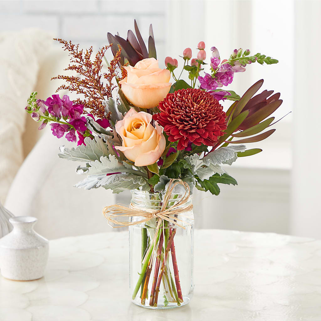Moody Hues Bouquet –  Riverside Floral, Tillamook OR