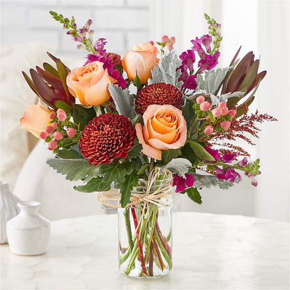 Moody Hues Bouquet –  Riverside Floral, Tillamook OR