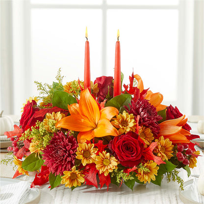 Autumn's Embrace Centerpiece –  Riverside Floral, Tillamook OR
