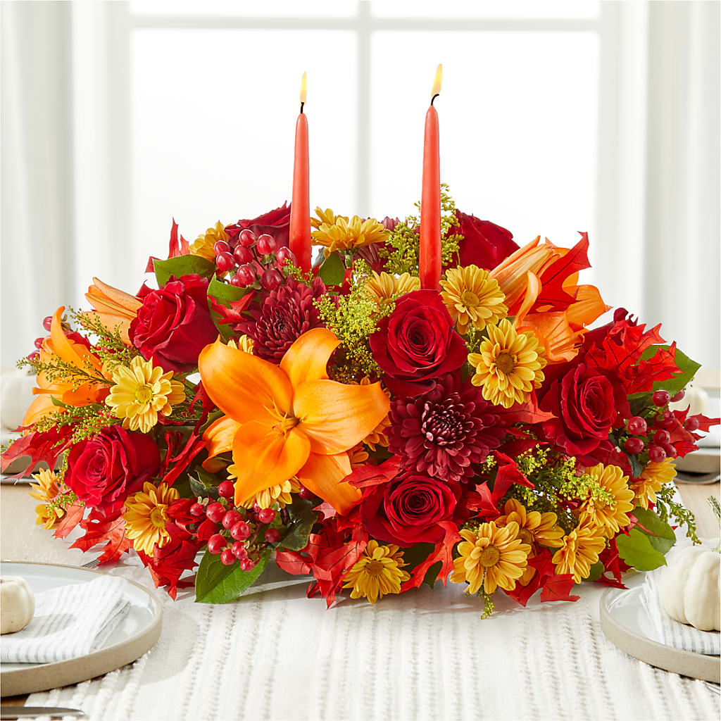 Autumn's Embrace Centerpiece –  Riverside Floral, Tillamook OR