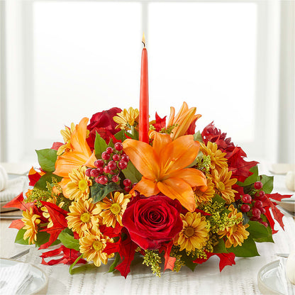 Autumn's Embrace Centerpiece –  Riverside Floral, Tillamook OR